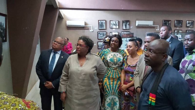 Barbados Prime Minister Mia Mottley, Visits Kwame Nkrumah Memorial Park